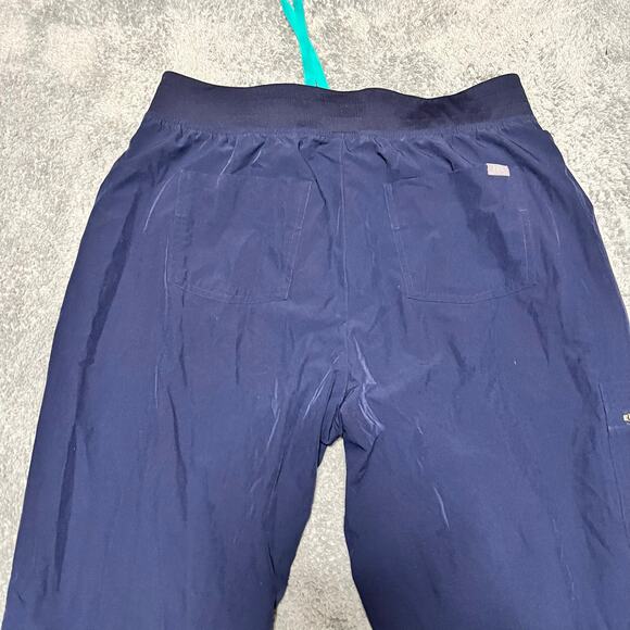 Figs Zamora Scrub Pants Womens XL Tall Blue Jogger Technical Scrubs Heavy - Picture 4 of 10